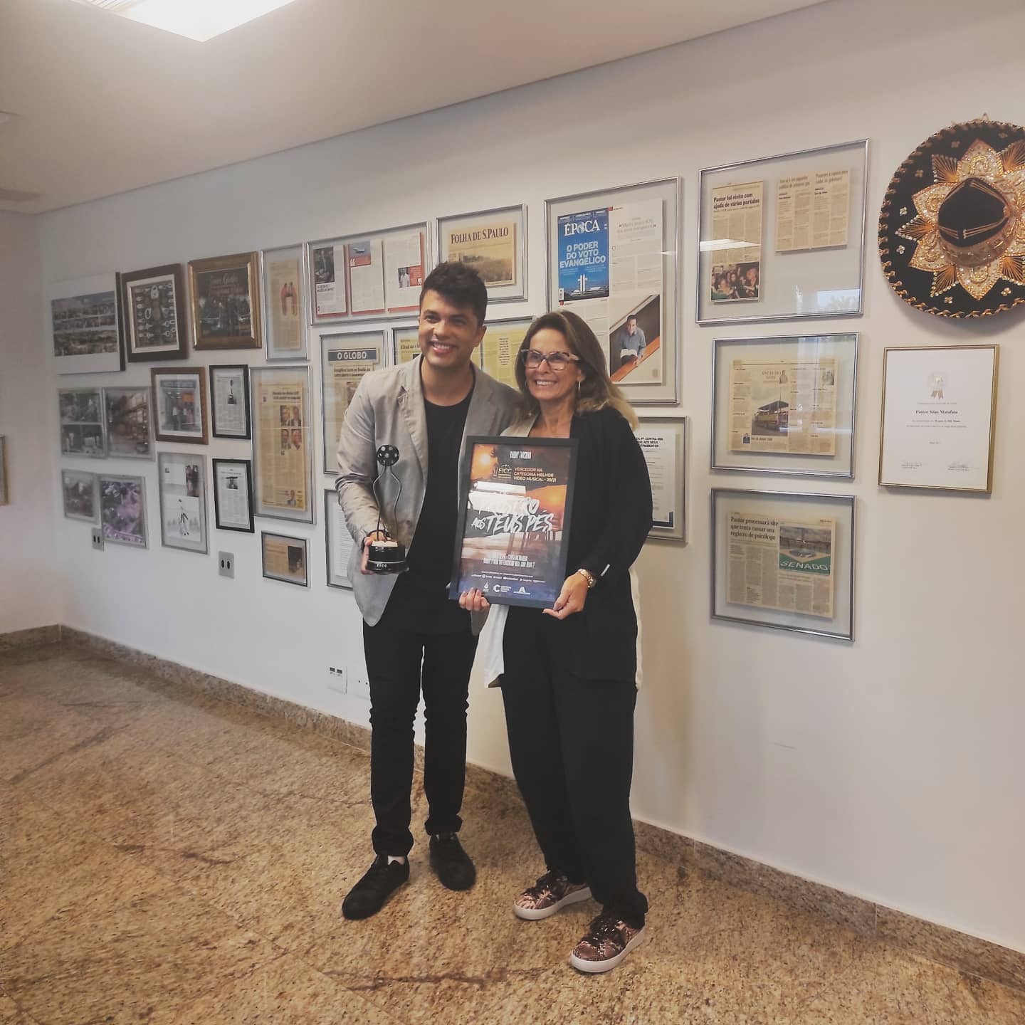 Raony Farsura comemora mais uma vitória no Festival Internacional de Cinema Cristão (FICC)