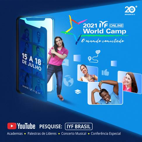 20º. Edição do  IYF World Culture Camp será apresentada pelo segundo ano consecutivo na modalidade on-line