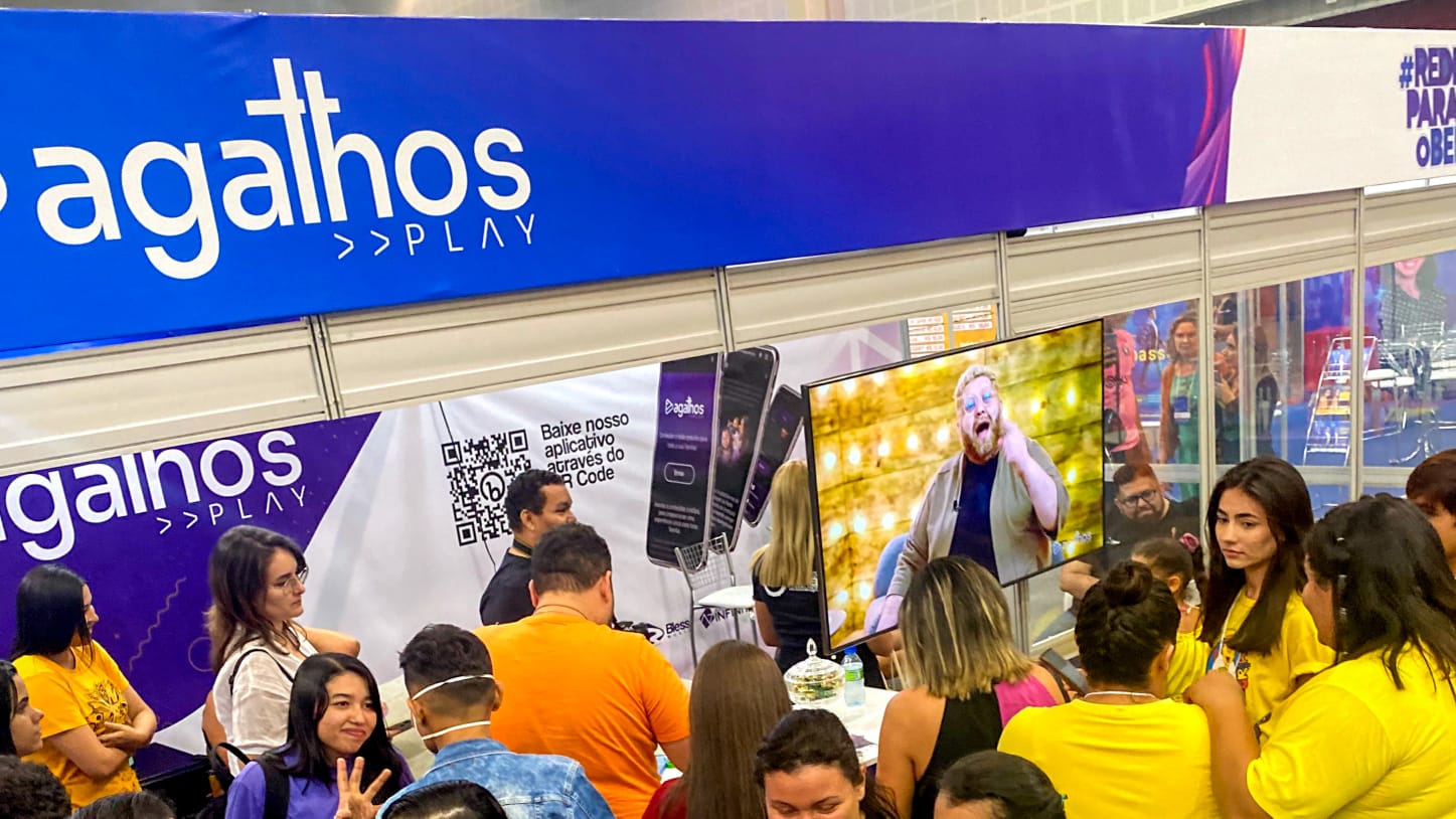 Rede Agathos tem stand lotado na Expo Evangélica em Fortaleza