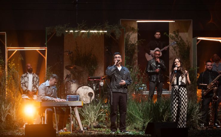 Paulo César Baruk, Leandro Rodrigues e Luma Elpídio interpretam “Amor Eterno”