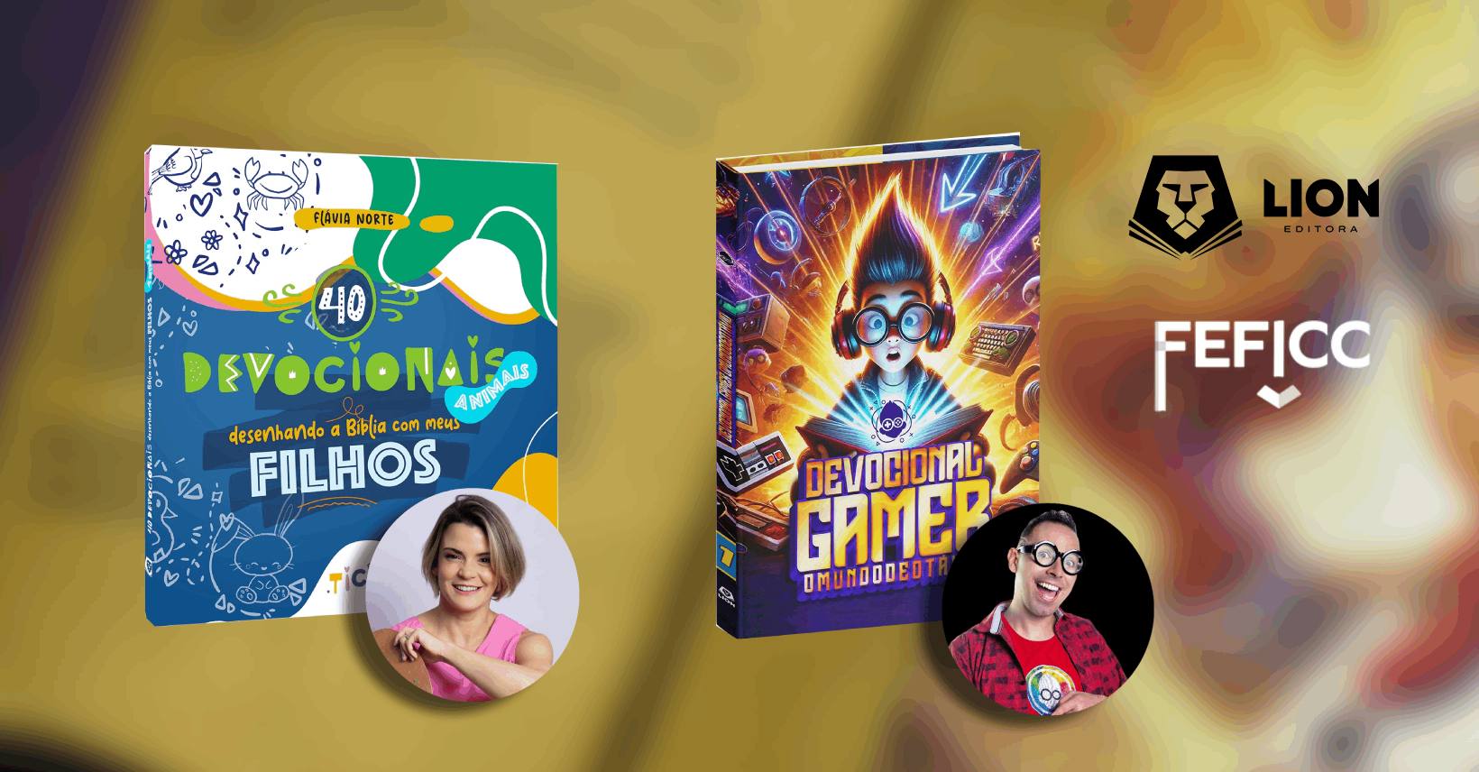 Lion Editora lança novos devocionais para crianças na Feira de Ficção Cristã e Cultura