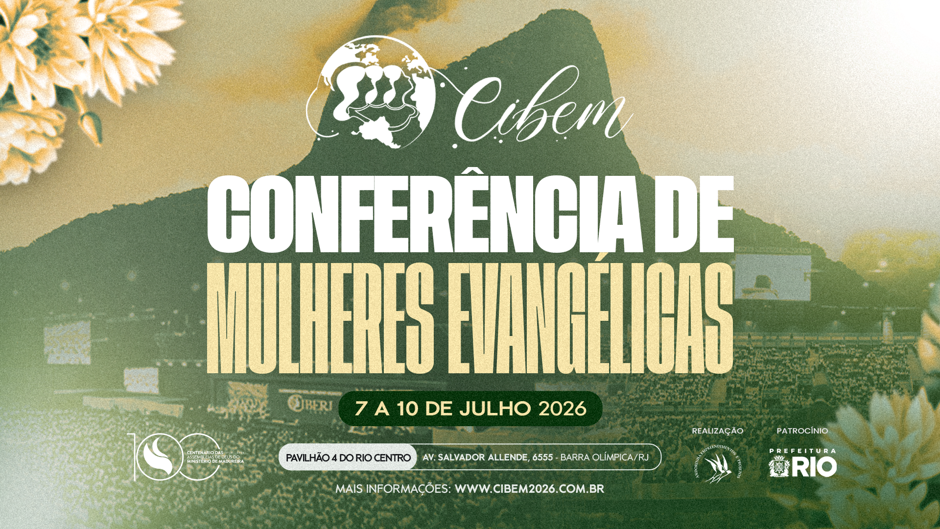 Assembleia de Deus Ministério de Madureira promove Congresso da CIBEM no Riocentro durante celebrações do Centenário